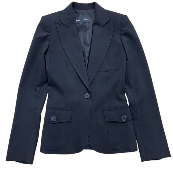 Barbara Bui Womens Wool Blazer in Black